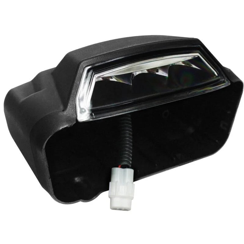 Westin R5 LED Light Kit - 4 End Caps Integrated LED Lights w/ Wiring Harness - Black - Back View