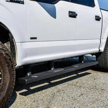 Load image into Gallery viewer, Westin Ram 15-21 Ford F-150 / 17-21 Ford F-250 &amp; F350 Crew Cab R5 XD Nerf Step Bars - Black - Back View