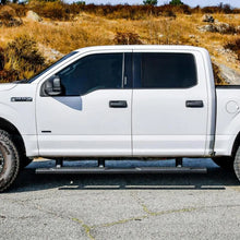 Load image into Gallery viewer, Westin Ram 15-21 Ford F-150 / 17-21 Ford F-250 &amp; F350 Crew Cab R5 XD Nerf Step Bars - Black - Installation View