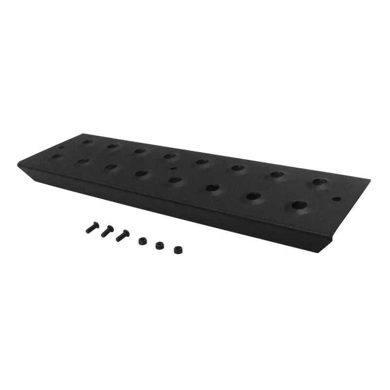 Westin Replacement service kit includes 15.5 inch die stamped step pad and fasteners - Black - Main Product View