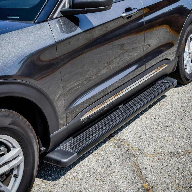 Westin SG6 Black Aluminum Running Boards 79 in - Side View