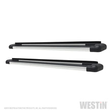 Load image into Gallery viewer, Westin SG6 Polished Aluminum Running Boards 74.25 in - Side View
