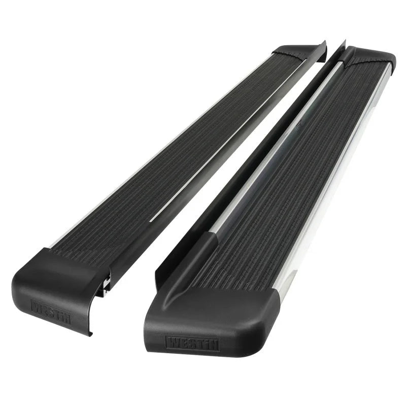 Westin SG6 Polished Aluminum Running Boards 79 in - Main Product View
