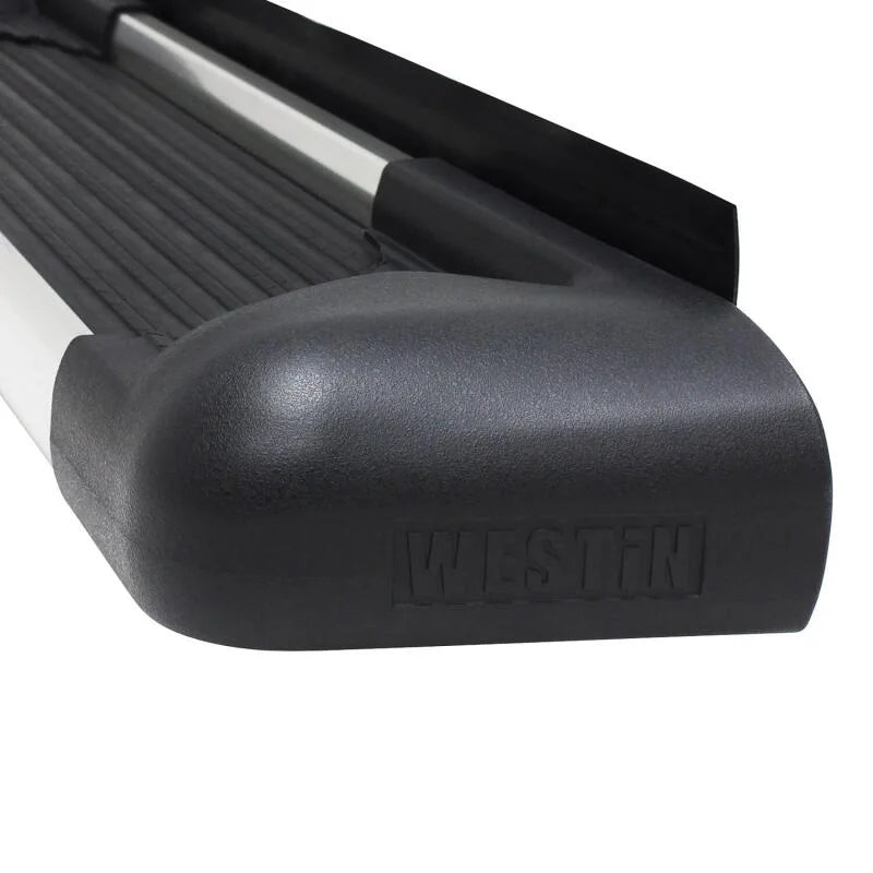 Westin SG6 Polished Aluminum Running Boards 85.5 in - Side View