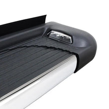 Load image into Gallery viewer, Westin SG6 Polished Aluminum Running Boards 85.5 in - Back View
