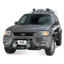 Load image into Gallery viewer, Westin Safari Light Bar Universal (10.75in mounting depth) - Black - Back View