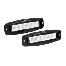 Load image into Gallery viewer, Westin Single Row 6 x 3W Bridgelux w/terminated wiring (set of 2) - Black - Main Product View