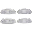 Load image into Gallery viewer, Westin Step Board Light Lens w/ Back Cavity 4/pkg - Clear - Side View