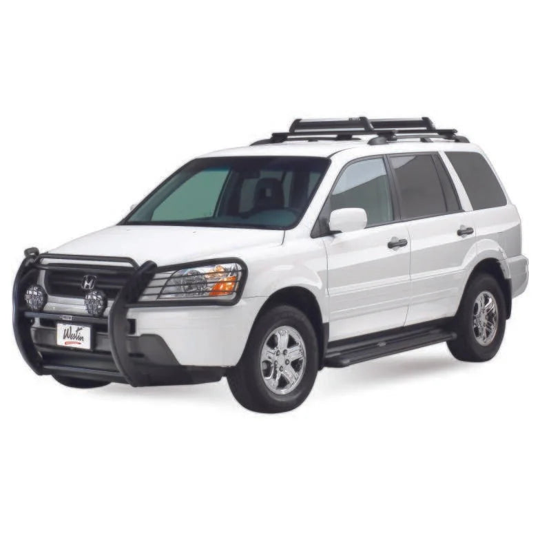 Westin Sure-Grip Aluminum Running Boards 69 in - Black - Side View