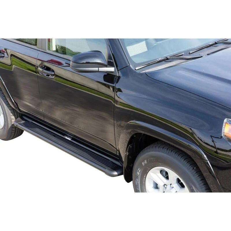 Westin Sure-Grip Aluminum Running Boards 72 in - Black - Back View