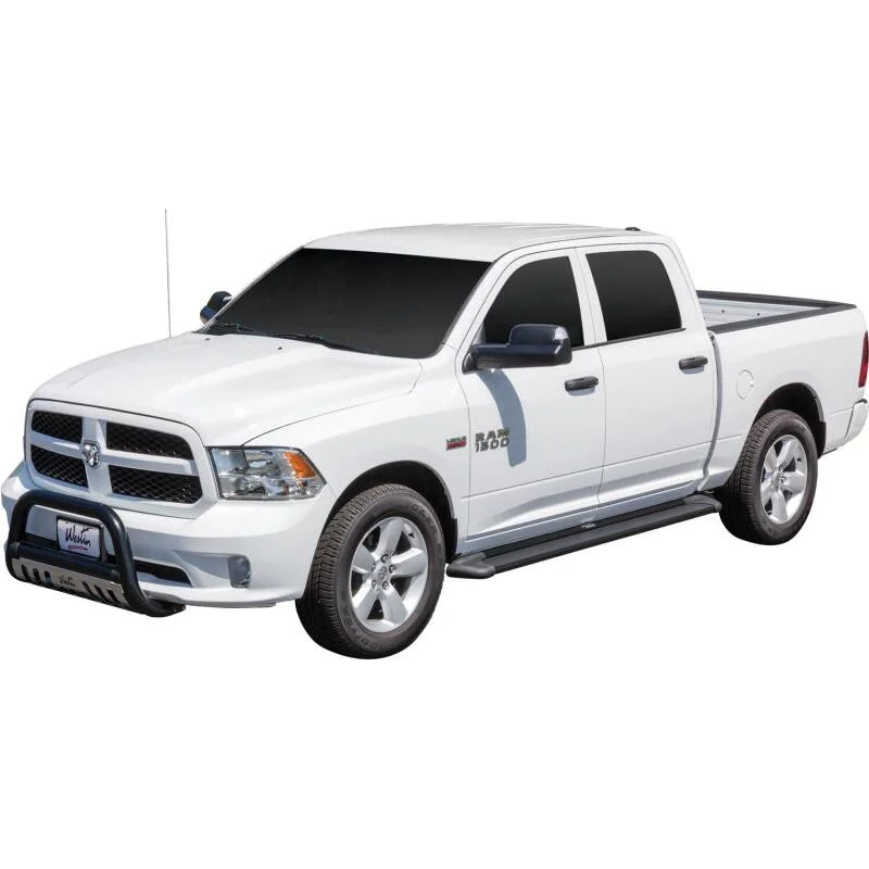 Westin Sure-Grip Aluminum Running Boards 85 in - Black - Side View