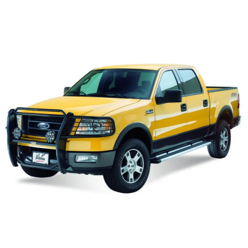 Westin Sure-Grip Aluminum Running Boards 93 in - Brushed Aluminum - Back View