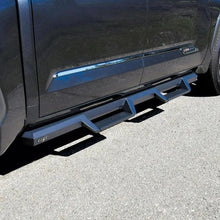 Load image into Gallery viewer, Westin Toyota Tundra CrewMax 2022 Drop Nerf Step Bars - Textured Black - Side View