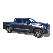 Load image into Gallery viewer, Westin Toyota Tundra CrewMax 2022 Drop Nerf Step Bars - Textured Black - Installation View