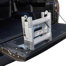 Load image into Gallery viewer, Westin Truck-Pal Tailgate Ladder - Aluminum - Installation View