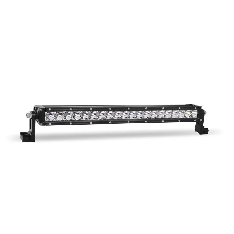 Westin Xtreme LED Light Bar Low Profile Single Row 20 inch Flex w/5W Cree - Black - Side View
