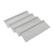 Load image into Gallery viewer, Westin/Brute 19inL x 3.5inH x 15inW Tray w/ 4 Silver Dividers - Yellow - Main Product View