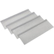 Load image into Gallery viewer, Westin/Brute 9in x 15in tray w/ 4 Silver Aluminum Dividers - Yellow - Main Product View