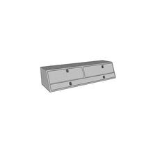 Load image into Gallery viewer, Westin/Brute Contractor TopSider 88in w/ Doors - Aluminum - Side View