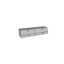 Load image into Gallery viewer, Westin/Brute Contractor TopSider 88in w/ Drawers &amp; Doors - Aluminum - Side View