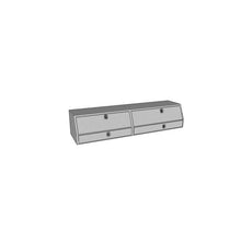Load image into Gallery viewer, Westin/Brute Contractor TopSider 90in w/ Drawers &amp; Doors - Aluminum - Side View