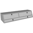 Load image into Gallery viewer, Westin/Brute Contractor TopSider 96in w/ Doors - Aluminum - Side View