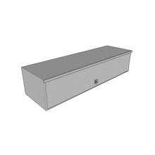 Load image into Gallery viewer, Westin/Brute HD Top Sider 13in x 48in w/flip up Door - Aluminum - Side View