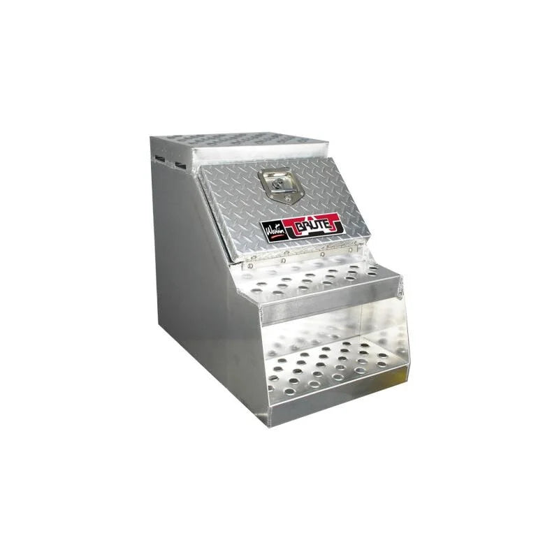 Westin/Brute HD Top Sider 13in x 72in w/flip up Door - Aluminum - Main Product View