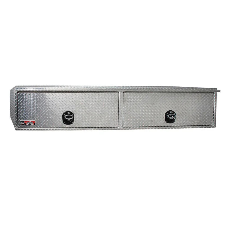 Westin/Brute HD Top Sider 13in x 96in w/flip up Doors - Aluminum - Main Product View
