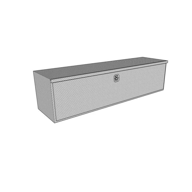 Westin/Brute HD Under Body 18in x 36in Drop Down Door - Aluminum - Side View