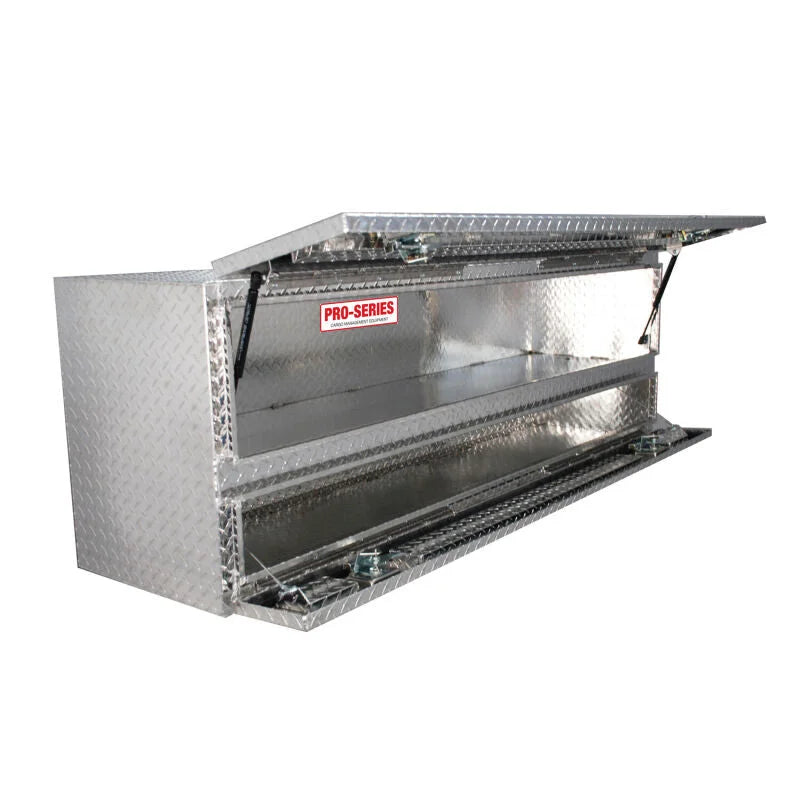 Westin/Brute High Cap 72in Stake Bed Contractor TopSider w/ Doors - Aluminum - Main Product View