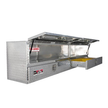 Load image into Gallery viewer, Westin/Brute High Cap 96in Stake Bed Contractor TopSider w/ Bottom Drawers - Aluminum - Main Product View