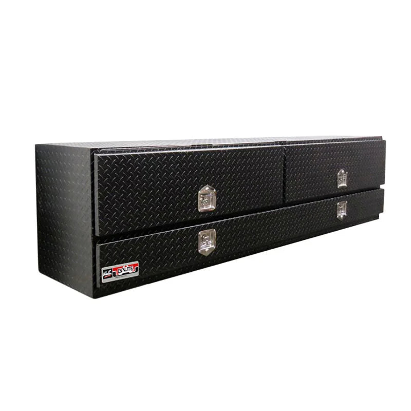 Westin/Brute High Cap 96in Stake Bed Contractor TopSider w/ Doors 96 x 20 x 24 - Tex. Blk - Main Product View