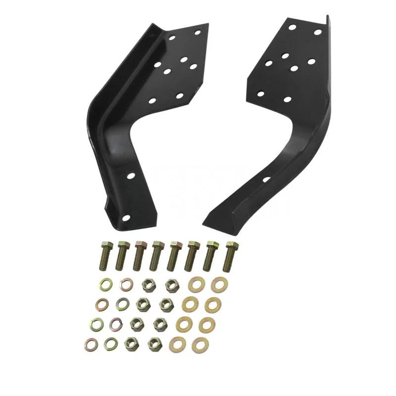 Westin/Fey 87-92 Jeep Comanche Universal Bumper Mount Kit - Black - Side View