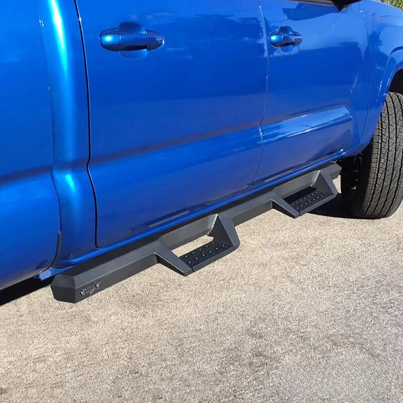 Westin/HDX 05-18 Toyota Tacoma Drop Nerf Step Bars - Textured Black - Back View
