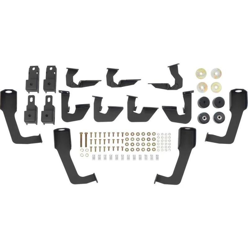 Westin/HDX 07-18 Chevrolet Silverado 2500 6.5ft Drop Wheel to Wheel Nerf Step Bars - Textured Black - Additional View 5