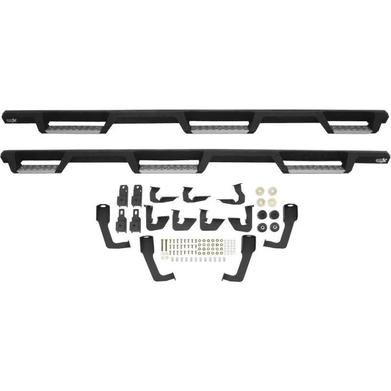 Westin/HDX 07-18 Chevrolet Silverado 2500 6.5ft Drop Wheel to Wheel Nerf Step Bars - Textured Black - Additional View 7