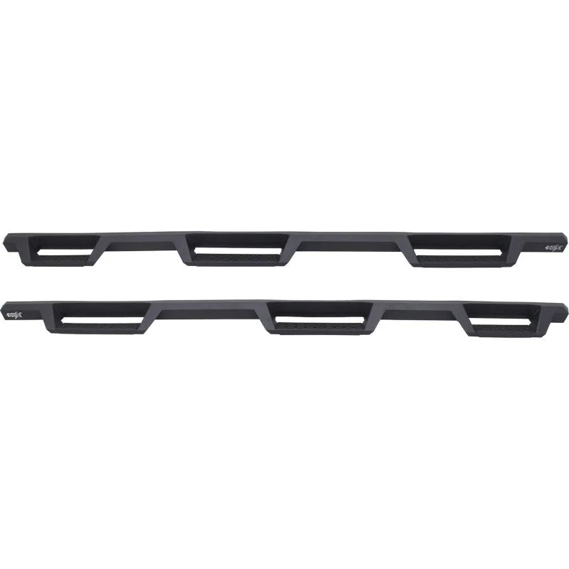Westin/HDX 07-18 Chevrolet Silverado (Excl. Classic) 6.5ft. Bed Drop W2W Nerf Step Bars - Tex. Blk - Back View