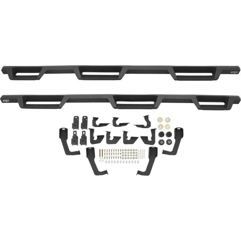 Westin/HDX 07-18 Chevrolet Silverado (Excl. Classic) 6.5ft. Bed Drop W2W Nerf Step Bars - Tex. Blk - Additional View 6