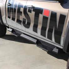Load image into Gallery viewer, Westin/HDX 07-18 Chevy/GMC Silv/Sierra 15/25/3500 Crew Xtreme Nerf Step Bars - Textured Black - Side View