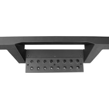 Load image into Gallery viewer, Westin/HDX 07-18 Chevy/GMC Silv/Sierra 15/25/3500 Ext/Dbl Drop Nerf Step Bars - Textured Black - Back View