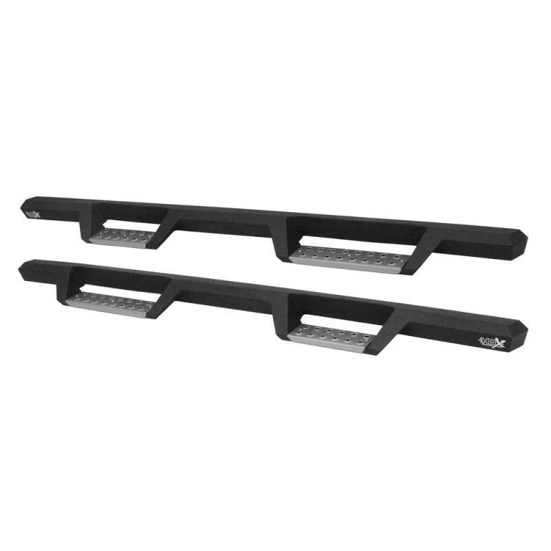 Westin/HDX 07-18 GM 15/25/3500 Crew Cab (Excl. Classic) SS Drop Nerf Step Bars - Textured Black - Additional View 7