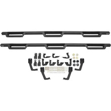 Load image into Gallery viewer, Westin/HDX 07-19 Chevy Silv 2500/3500 Crew (8ft) (Excl Dually) Drop WTW Nerf Step Bars - Blk - Back View