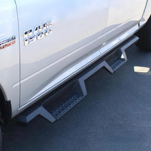 Load image into Gallery viewer, Westin/HDX 09-18 Dodge/Ram 1500 Crew Cab / 25/3500 Crew Drop Nerf Step Bars - Textured Black - Side View