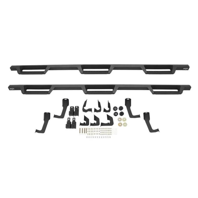 Westin/HDX 09-18 Dodge/Ram 1500 Crew Cab (5.5ft Bed) Drop Wheel to Wheel Nerf Step Bars - Txt Black - Installation View