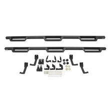 Load image into Gallery viewer, Westin/HDX 09-18 Dodge/Ram 1500 Crew Cab (5.5ft Bed) Drop Wheel to Wheel Nerf Step Bars - Txt Black - Installation View