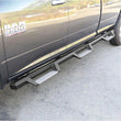 Load image into Gallery viewer, Westin/HDX 10-18 Ram 2500/3500 Crew Cab (8ft Bed) Drop Wheel to Wheel Nerf Step Bars - Txt Black - Side View
