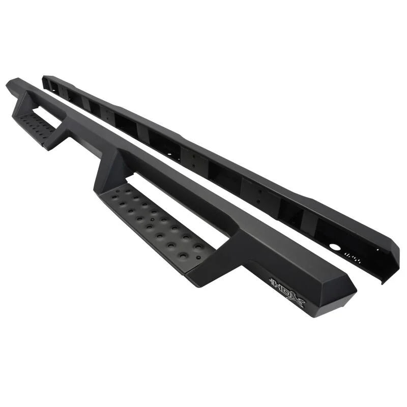 Westin/HDX 16-18 Nissan Titan XD Crew / 17-18 Titan Crew Cab Drop Nerf Step Bars - Textured Black - Additional View 5