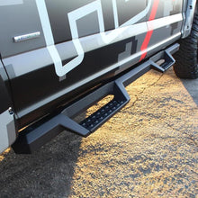 Load image into Gallery viewer, Westin/HDX 17-18 Ford F-150 SuperCrew Drop Nerf Step Bars - Textured Black - Side View