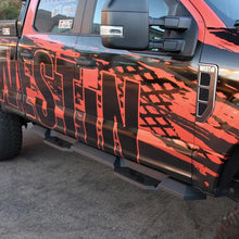 Load image into Gallery viewer, Westin/HDX 17-18 Ford F-150 SuperCrew Xtreme Nerf Step Bars - Textured Black - Side View